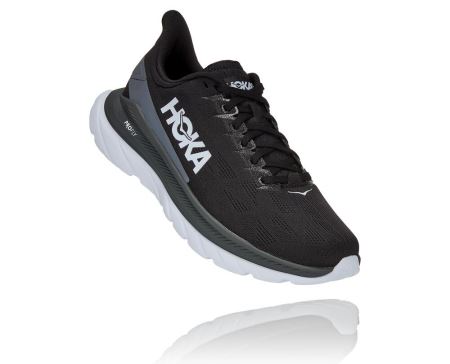 Hoka Mach 4 - Tenis Homem Pretas / Cinzentas Escuro | PT-8j359U3